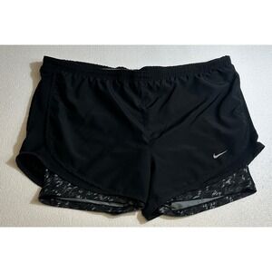 Nike Dri-FIT Running Shorts Black Athletic Liner Women's Size L